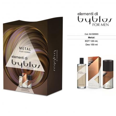 Byblos Elementi METAL: EDT120ml + Deo 150ml