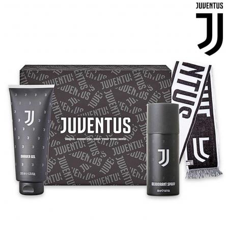 Juventus gift set (sciarpa + deo 150ml + shower gel 200ml tb)