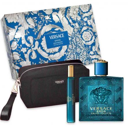 VERSACE Eros Pour Homme Eau de Toilette 100ml Cofanetto
