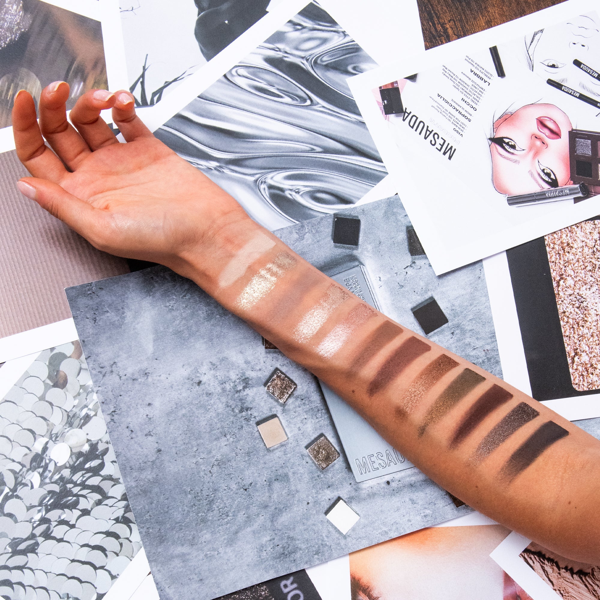 MESAUDA Palette 12 Ombretti Compatti  ARCHETYPE