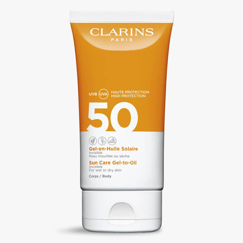 Clarins Sun Care Gel-To-Oil Invisible Body SPF 50+       150ml