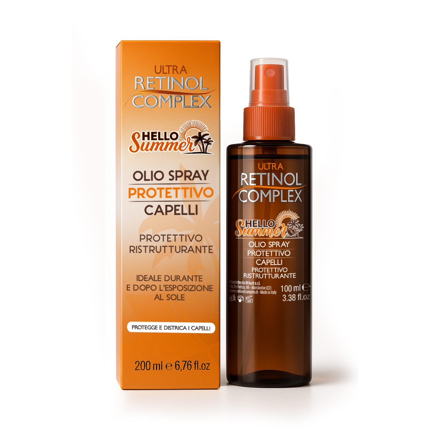 l'Ultra Retinol Complex Hello Summer Olio Spray Protettivo Capelli 200 ml