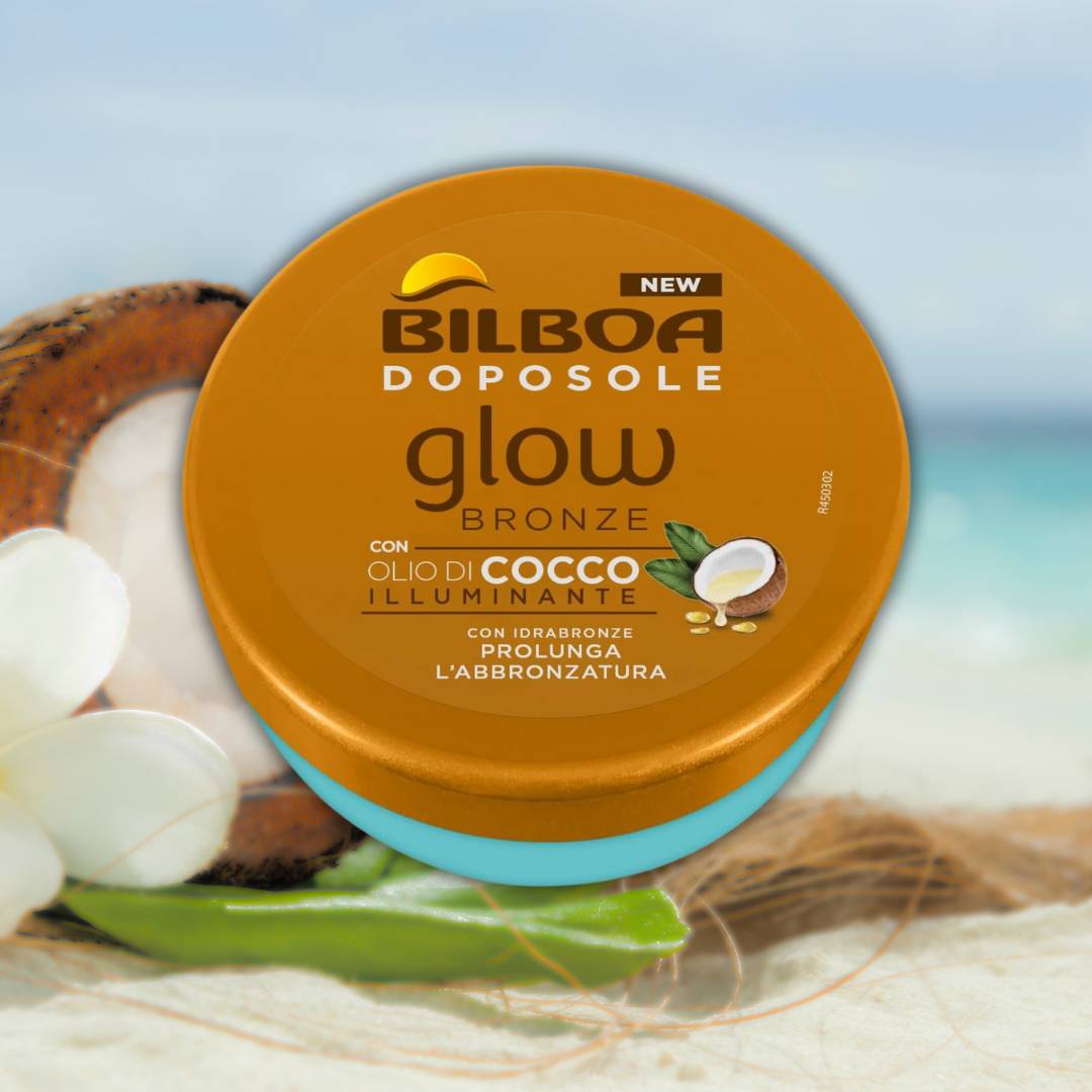BILBOA DOPOSOLE GLOW BRONZE – con Olio di Cocco Illuminante, prolunga l'abbronzatur