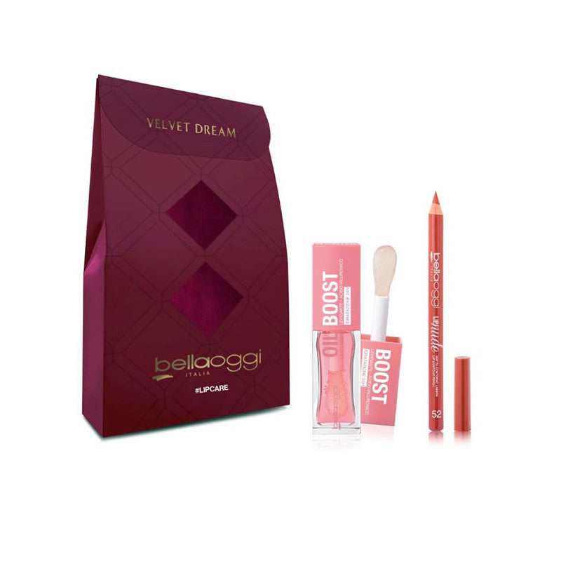 Bellaoggi Bellaoggi Velvet Dream Lipaffair - Lucidalabbra N. 04 + Matita Lip Liner N. 04