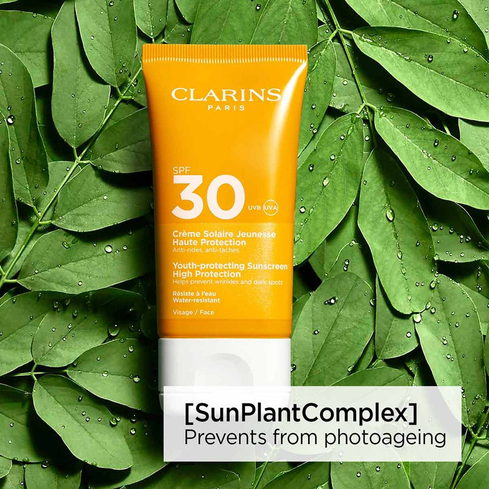 Clarins Youth-Protecting Sunscreen High Protection crema abbronzante viso SPF 30